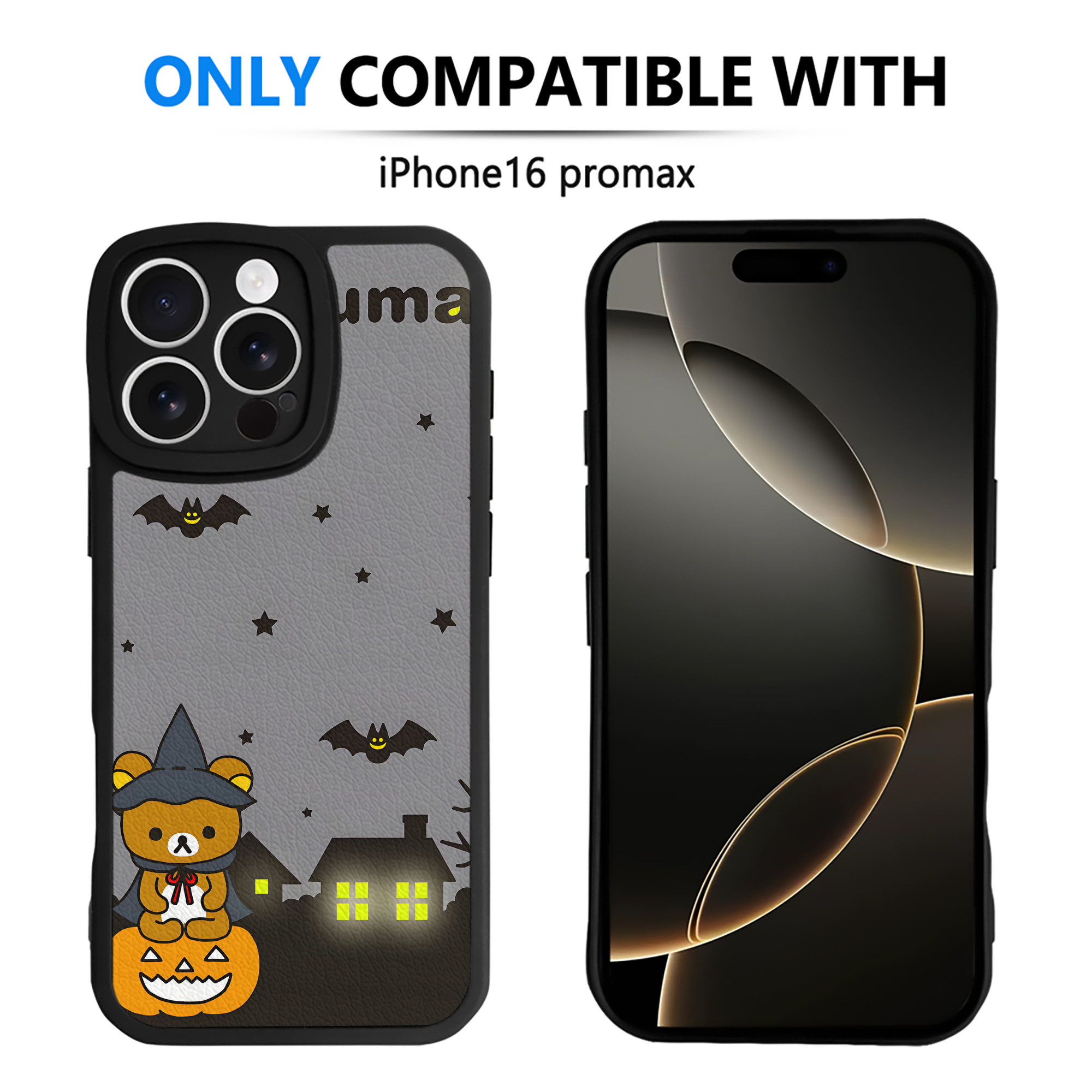 （画像用） リラックマ リラックマ キイロイトリ Rilakkuma Korilakkuma Kiiroitori 【iPhone 16シリーズ対応】シリコンスマホケース（レザー調） 材質：シリコン